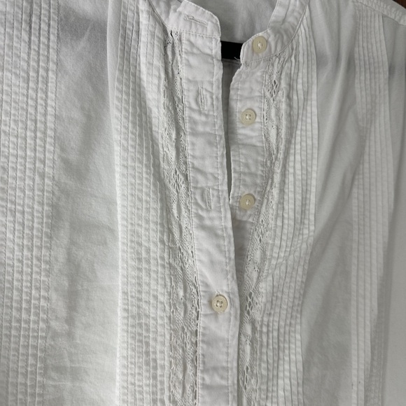 Lauren Ralph Lauren Victorian Style Peasant Blouse Button Down - Picture 4 of 4